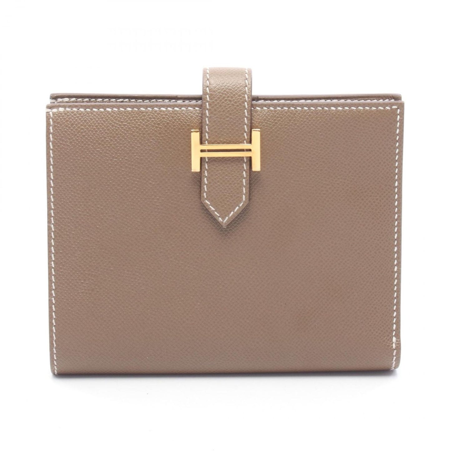 Hermes Bifold Wallet Bearn Compact Etoupe