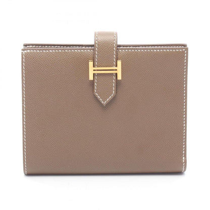 Hermes Bifold Wallet Bearn Compact Etoupe