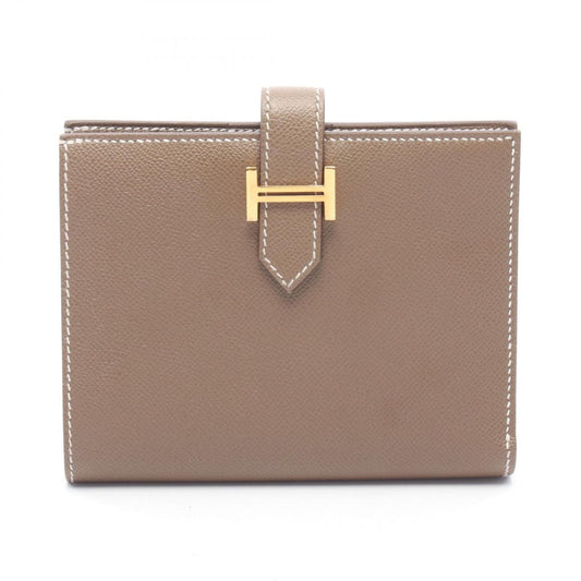 Hermes Bifold Wallet Bearn Compact Etoupe
