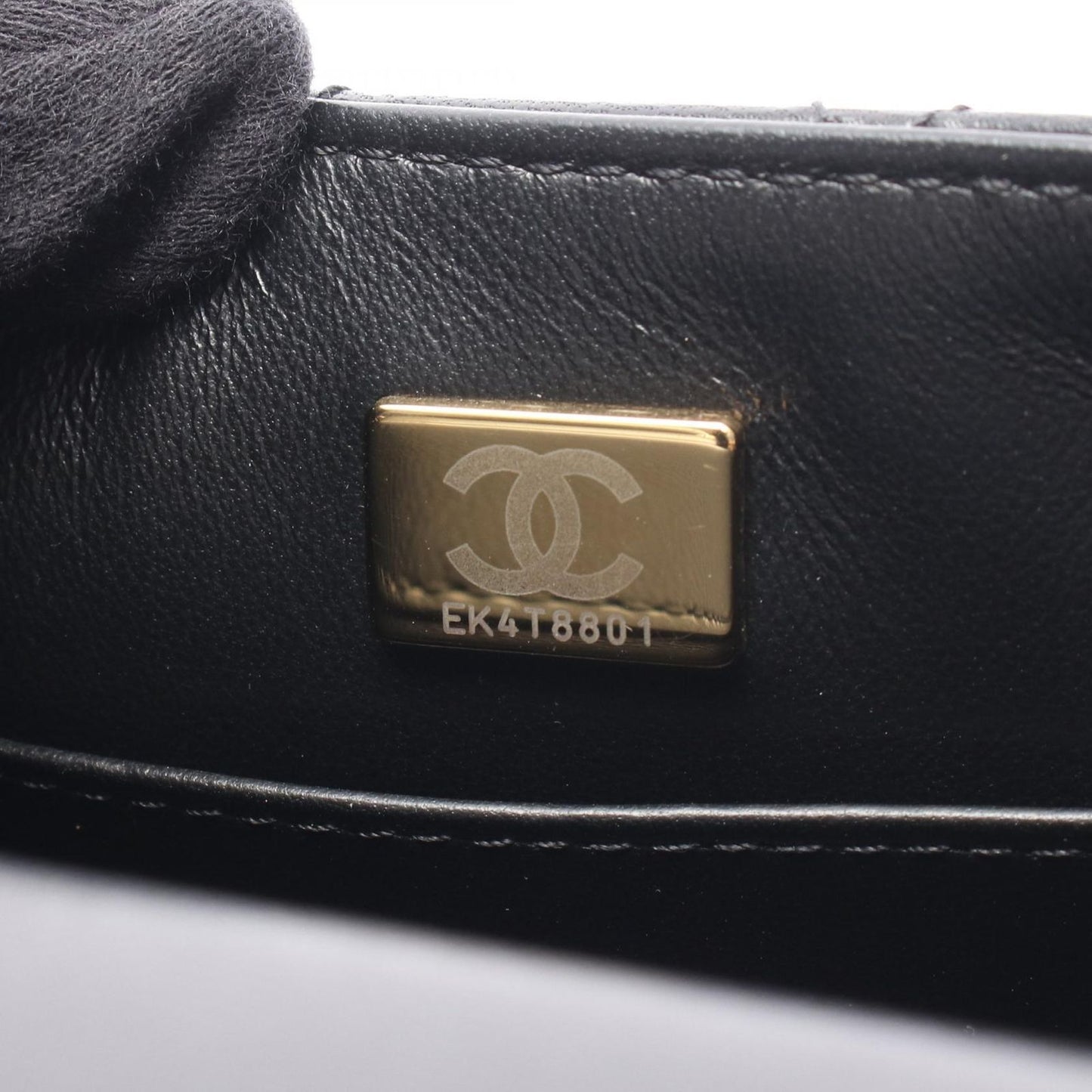 Chanel Shoulder Bag Quilted Small Flap Black Leather Chain — view 5