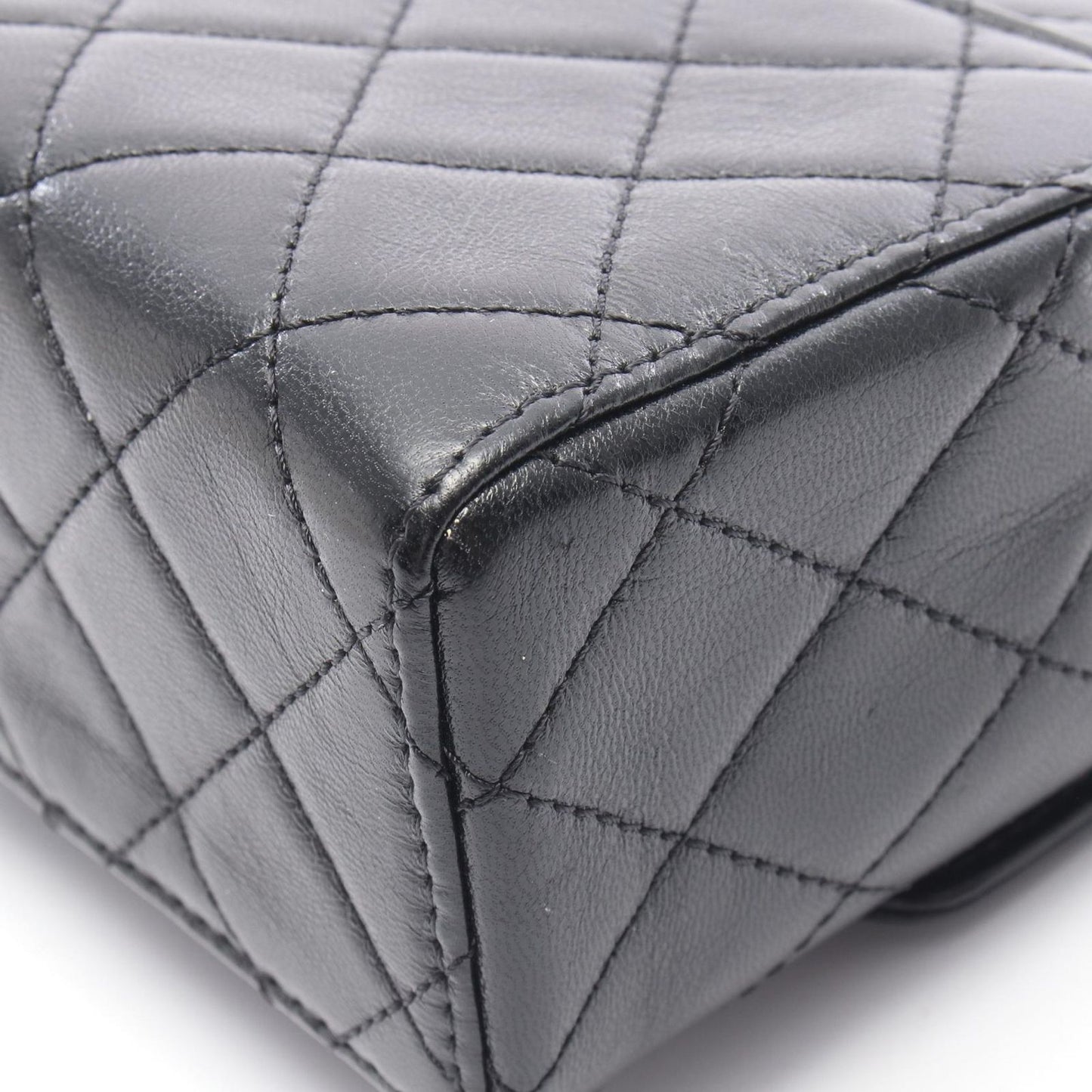 Chanel Shoulder Bag Quilted Small Flap Black Leather Chain — view 9