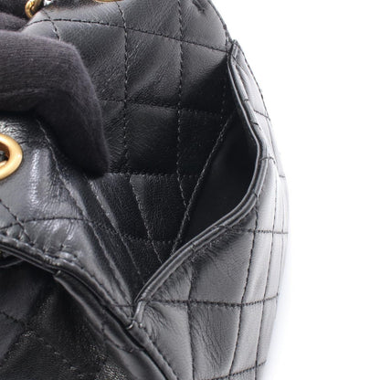 Chanel Shoulder Bag Quilted Small Flap Black Leather Chain — view 6