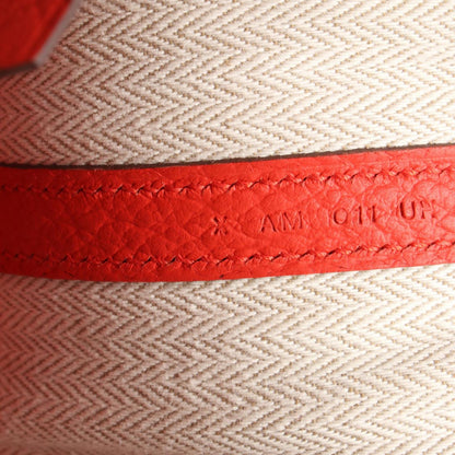 Hermes Tote Garden Party TPM le Ju Pivoine Leather — view 5