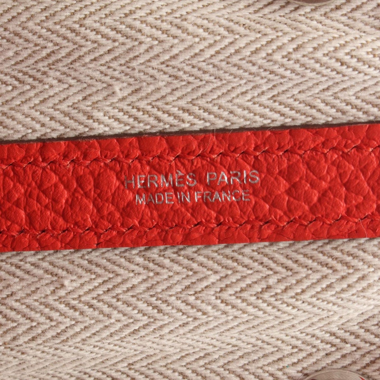 Hermes Tote Garden Party TPM le Ju Pivoine Leather — view 4