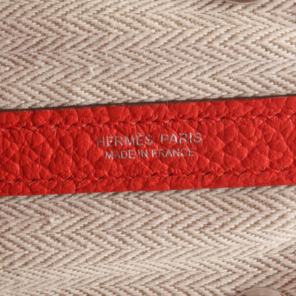 Hermes Tote Garden Party TPM le Ju Pivoine Leather — view 4
