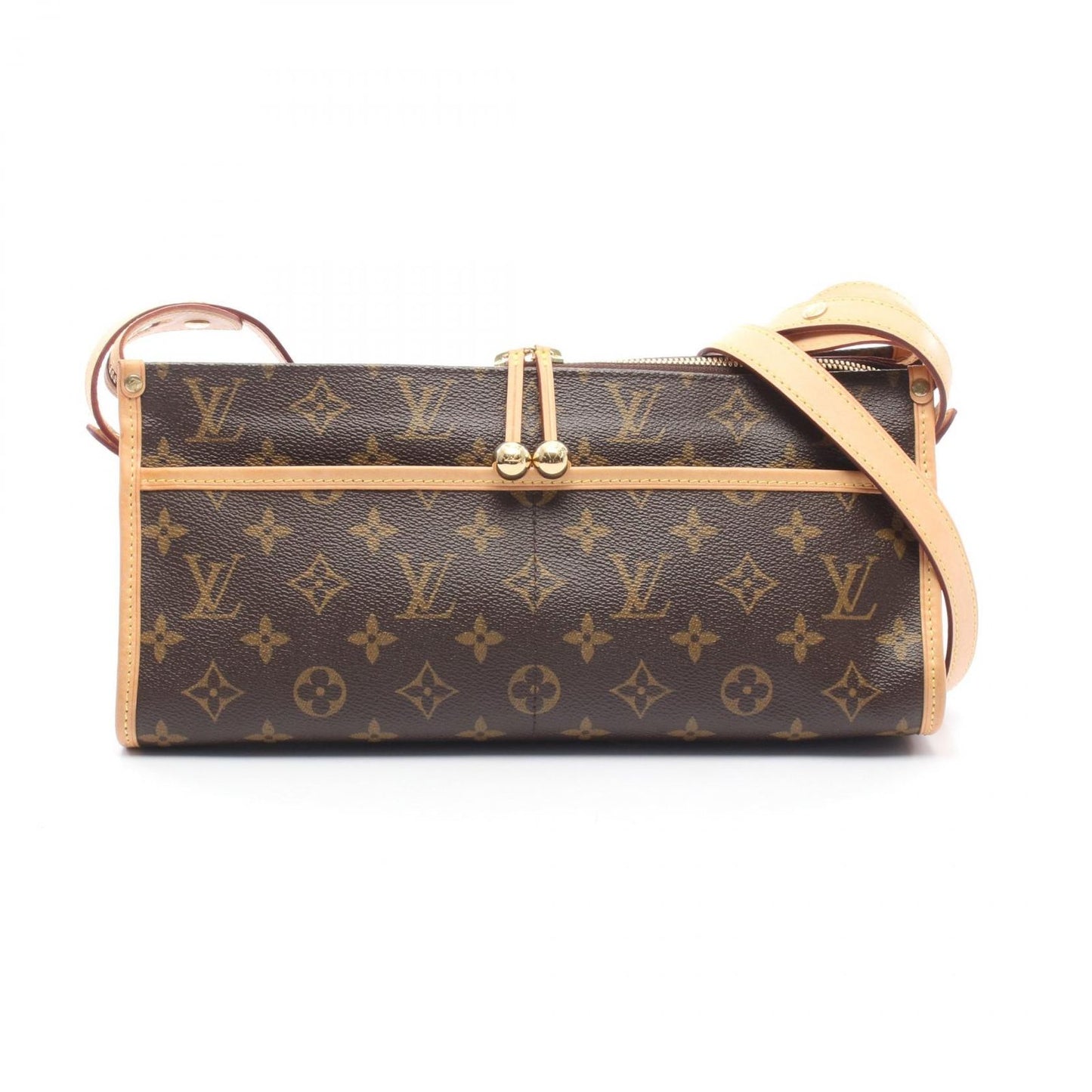 Louis Vuitton Shoulder Bag Popincourt Long Canvas Leather