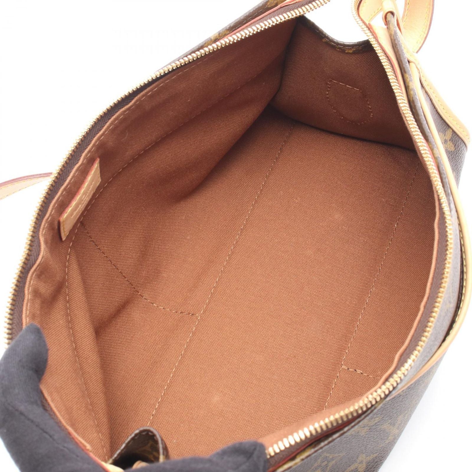 Louis Vuitton Shoulder Bag Popincourt Long Canvas Leather — view 3