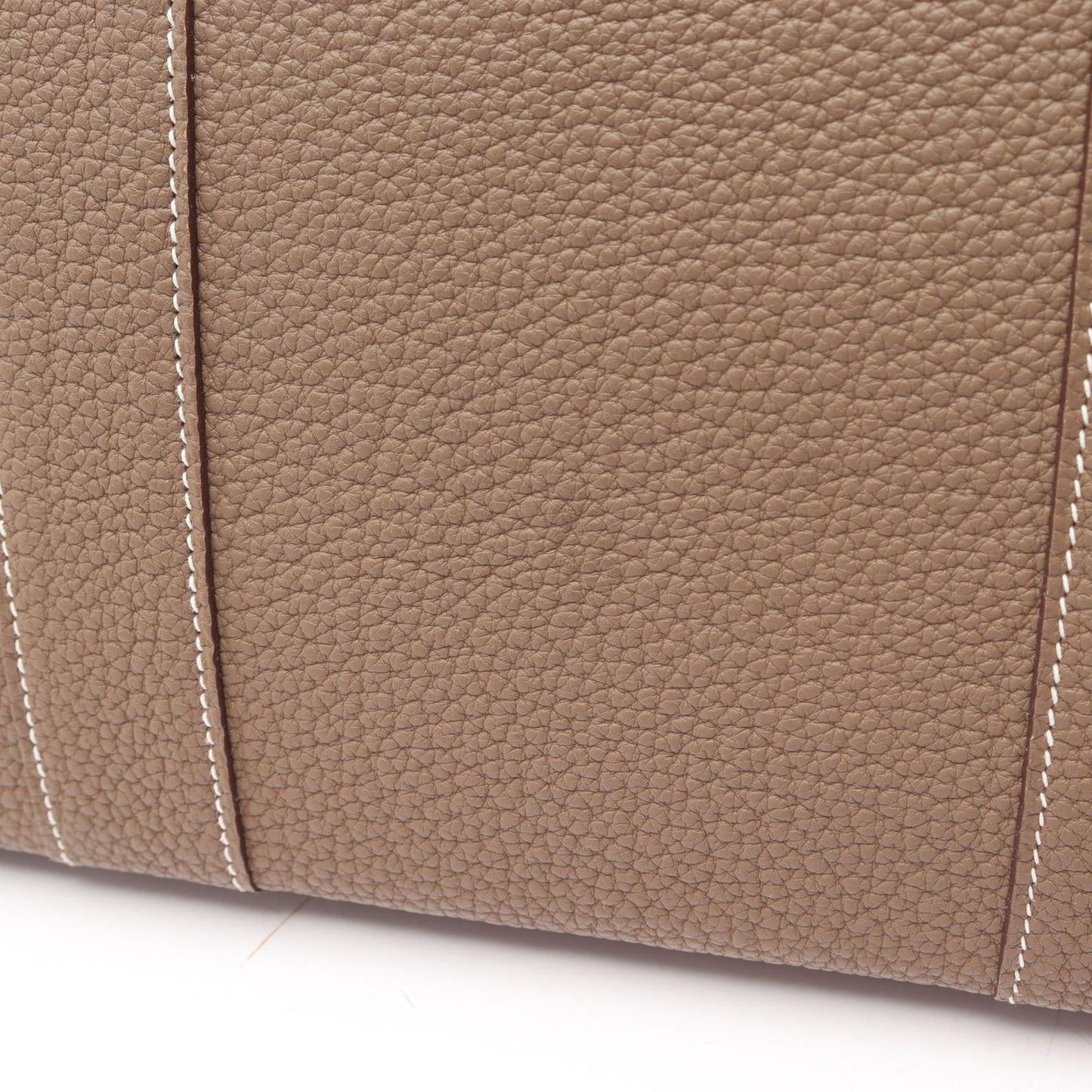 Hermes Tote Garden Party PM Etoupe Leather — view 7