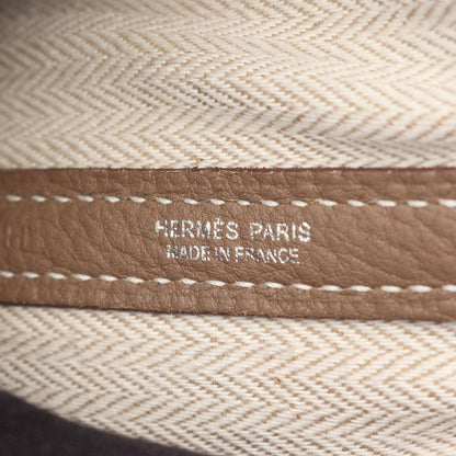 Hermes Tote Garden Party PM Etoupe Leather — view 4