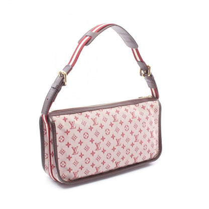 Louis Vuitton Shoulder Bag Pochette Catherine Cerise Canvas Leather — view 2
