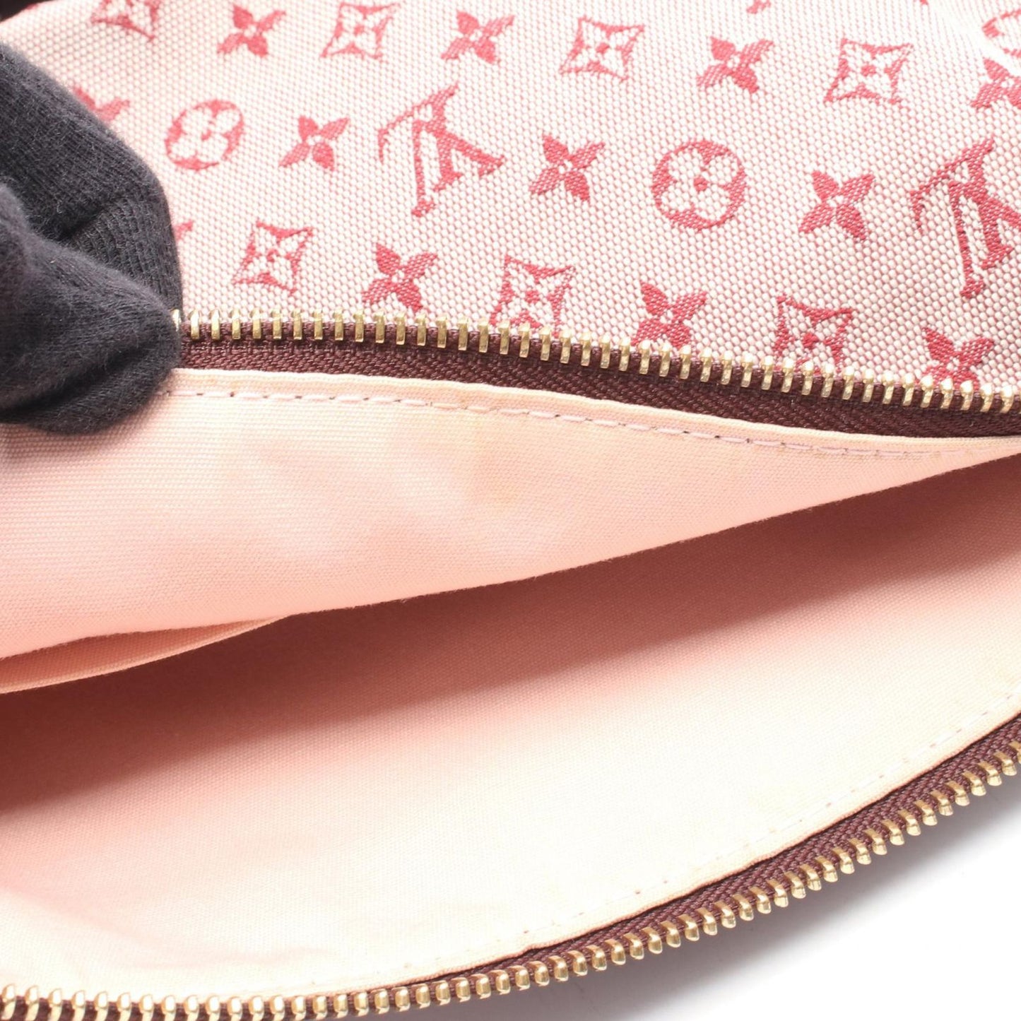 Louis Vuitton Shoulder Bag Pochette Catherine Cerise Canvas Leather — view 7
