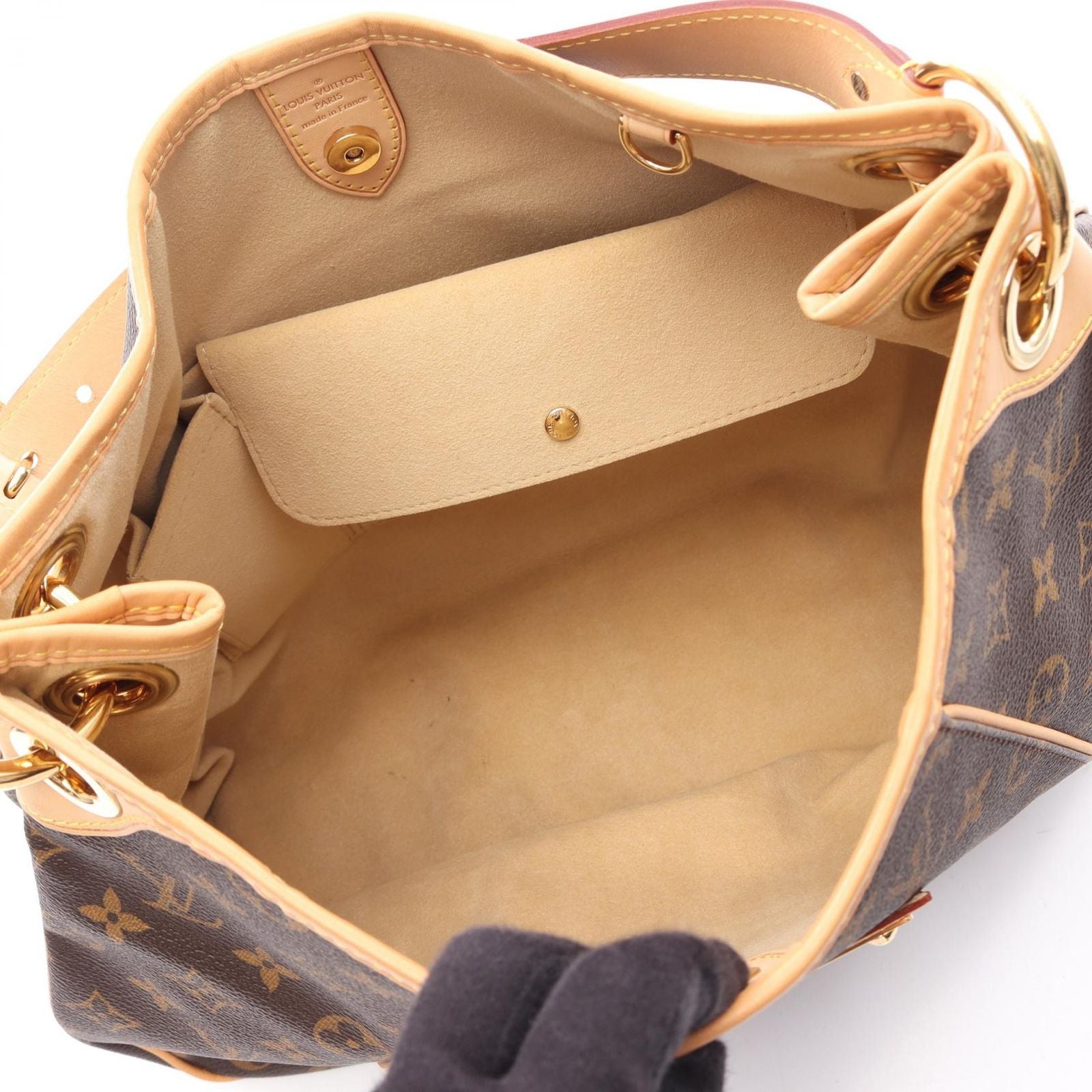 Louis Vuitton Shoulder Bag Galleria PM Canvas Leather — view 3