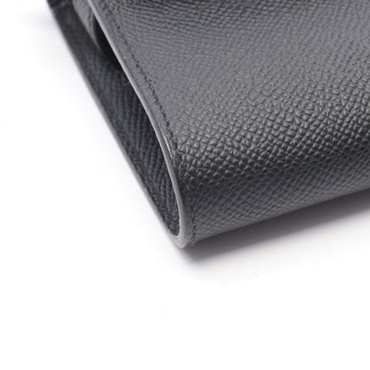 Hermes Shoulder Bag Kelly Tougo Black Leather Calf — view 6