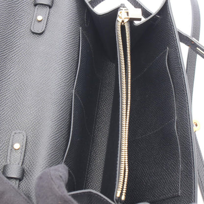 Hermes Shoulder Bag Kelly Tougo Black Leather Calf — view 3