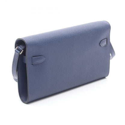 Hermes Shoulder Bag Kelly Tougo Blue Leather Calf Saffiano — view 2