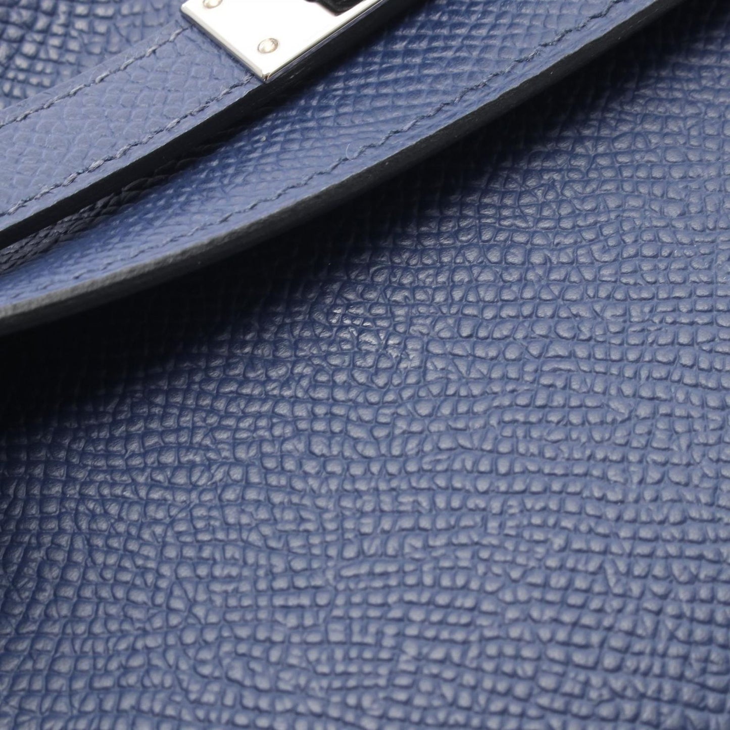 Hermes Shoulder Bag Kelly Tougo Blue Leather Calf Saffiano — view 6
