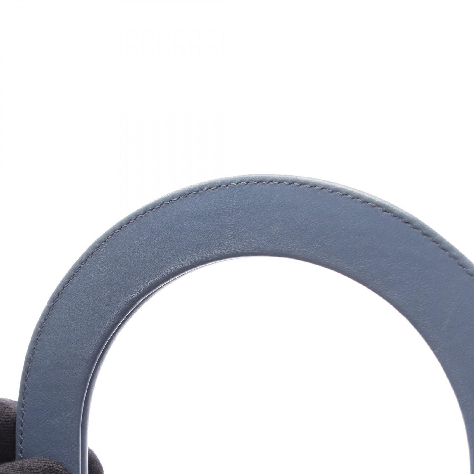 Dior Handbag Lady Dior Cannage 2-Way Blue Leather Tote — view 7