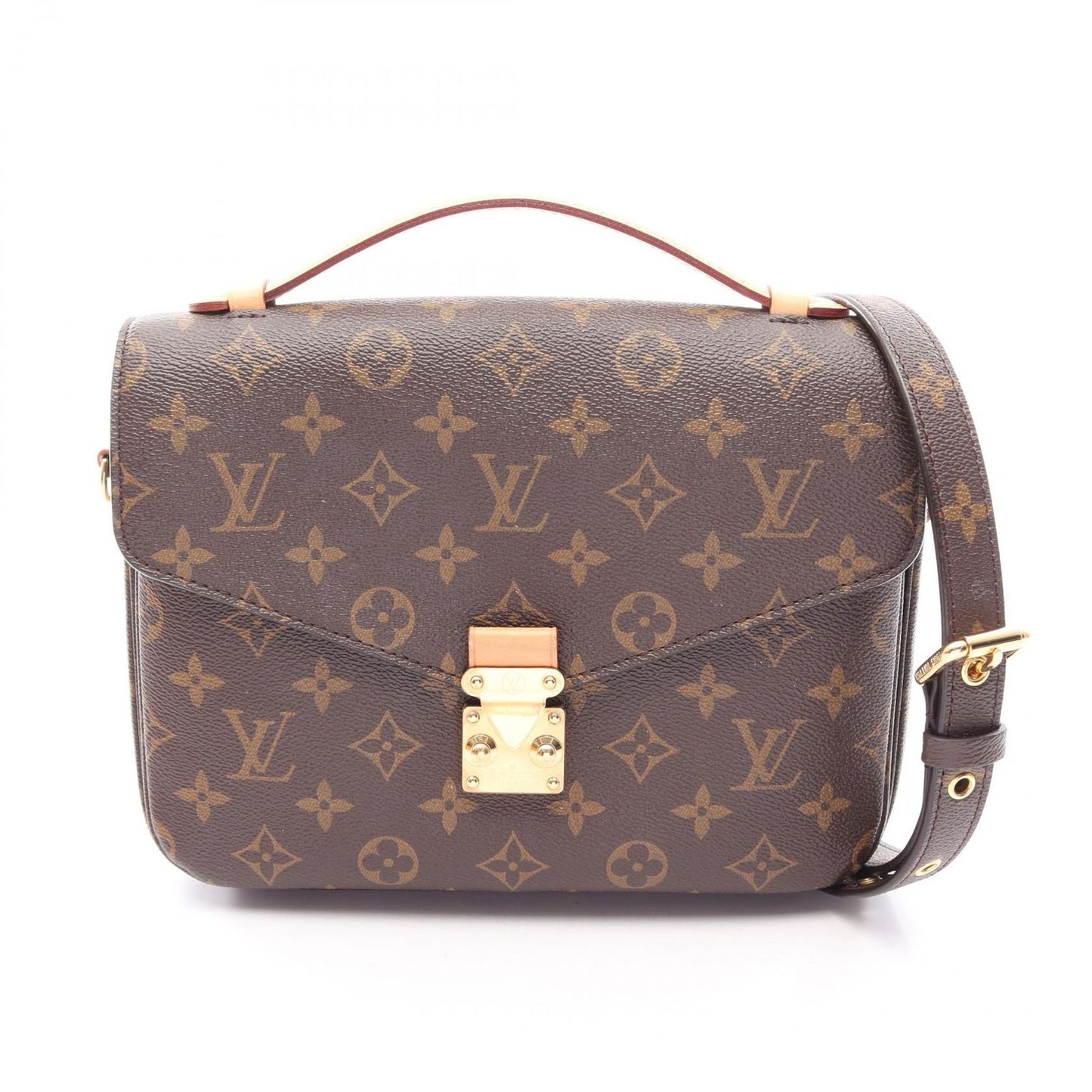 Louis Vuitton Handbag Pochette Metis 2-Way Canvas Leather