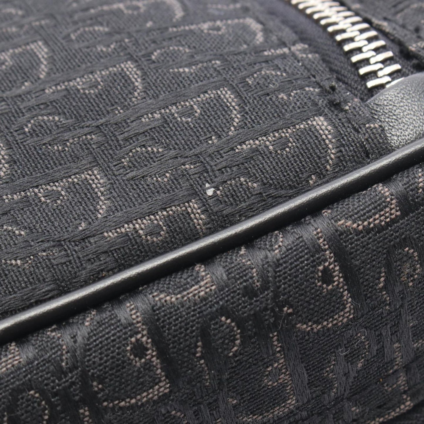 Dior Handbag Street Chic Trotter Black Canvas Leather — view 7