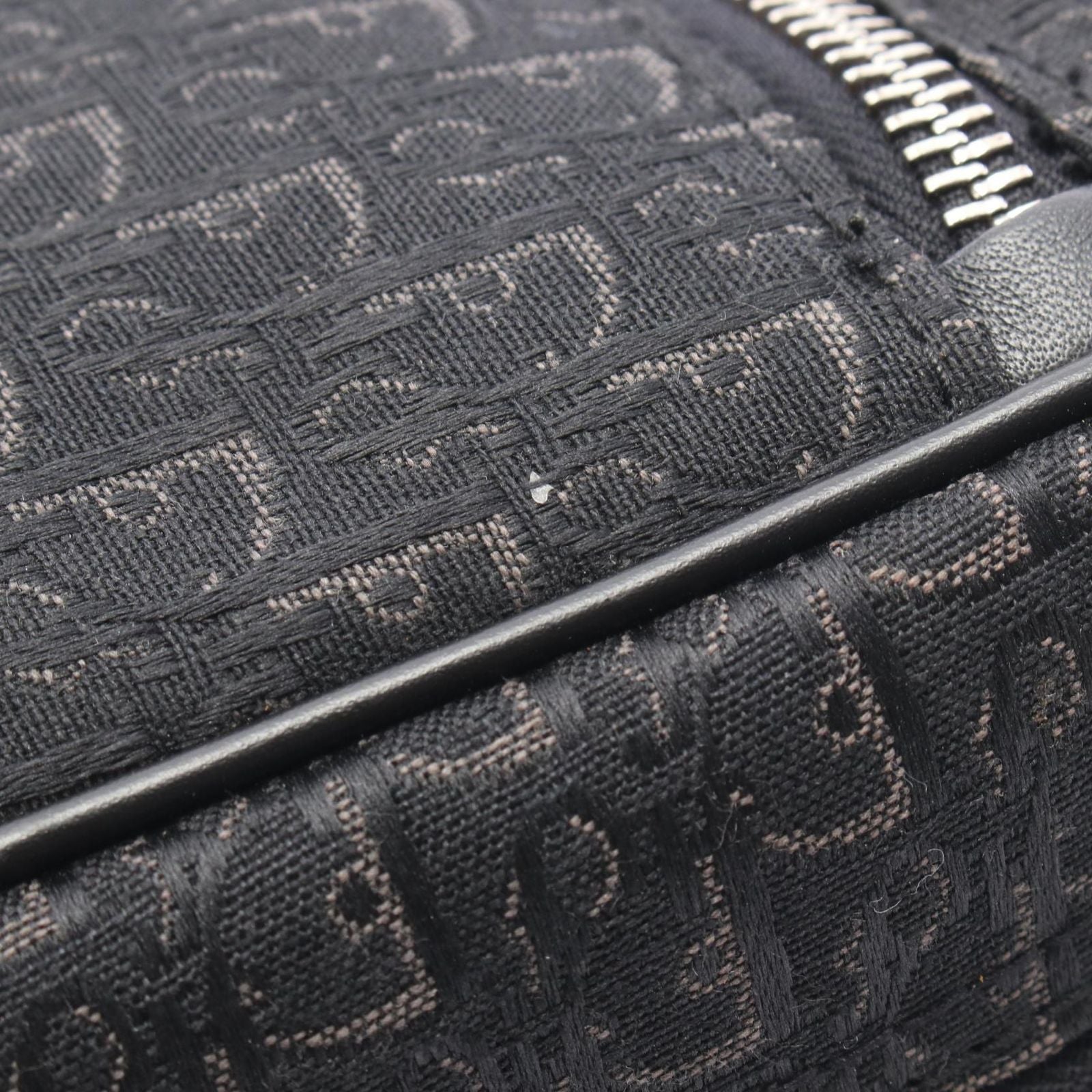 Dior Handbag Street Chic Trotter Black Canvas Leather — view 7