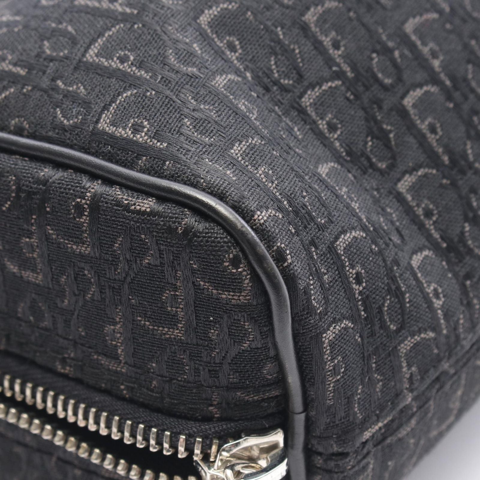 Dior Handbag Street Chic Trotter Black Canvas Leather — view 6