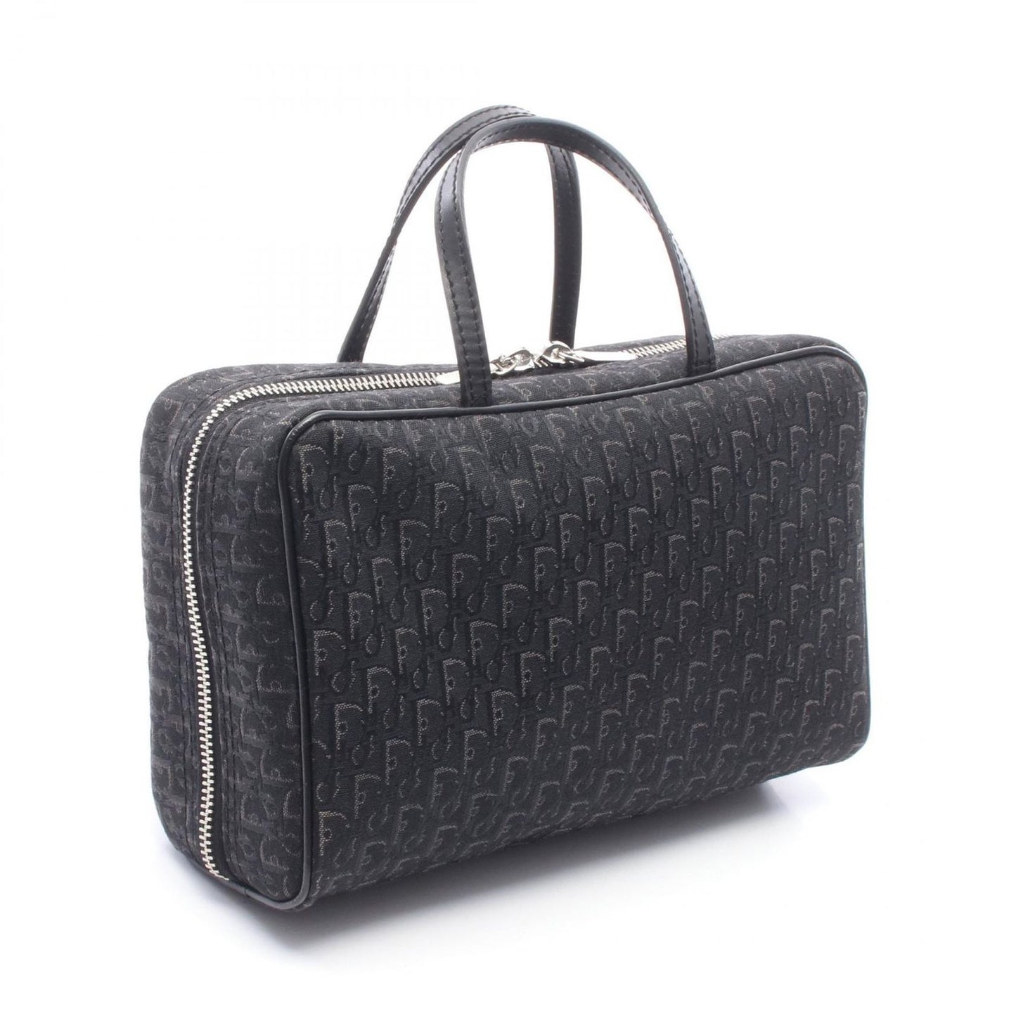 Dior Handbag Street Chic Trotter Black Canvas Leather — view 2