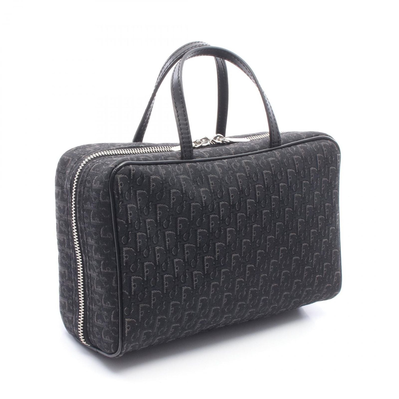 Dior Handbag Street Chic Trotter Black Canvas Leather — view 2