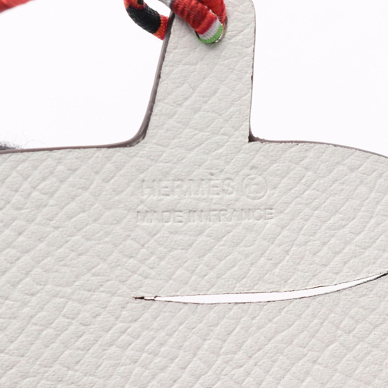Hermes Charm Petit Ash Jack O'lantern Candy White Pumpkin Keychain — view 3