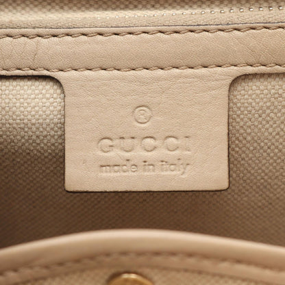 Gucci Handbag New Bambbu 2-Way Gray Leather Hand — view 4
