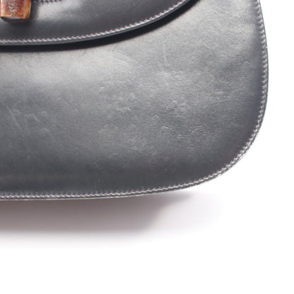 Gucci Handbag Vintage Bamboo 2-Way 000 46 Navy Leather Shoulder — view 7