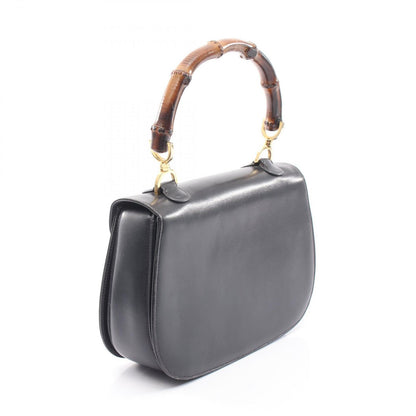 Gucci Handbag Vintage Bamboo 2-Way 000 46 Navy Leather Shoulder — view 2