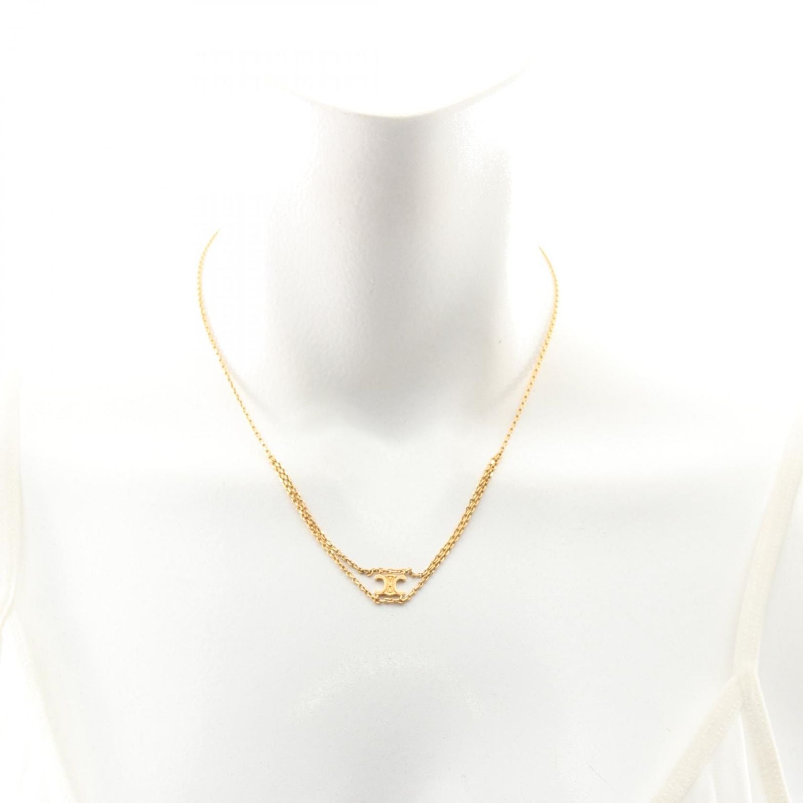 Celine Necklace Triomphe Gold — view 4