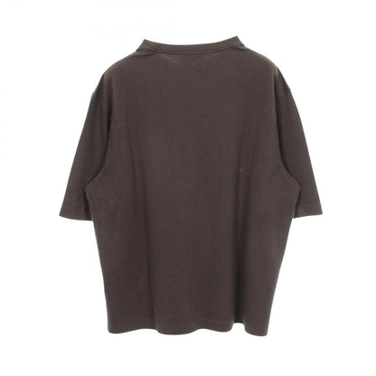 Hermes Short Sleeve T-Shirt Leather Patch Crew Neck Cotton — view 2