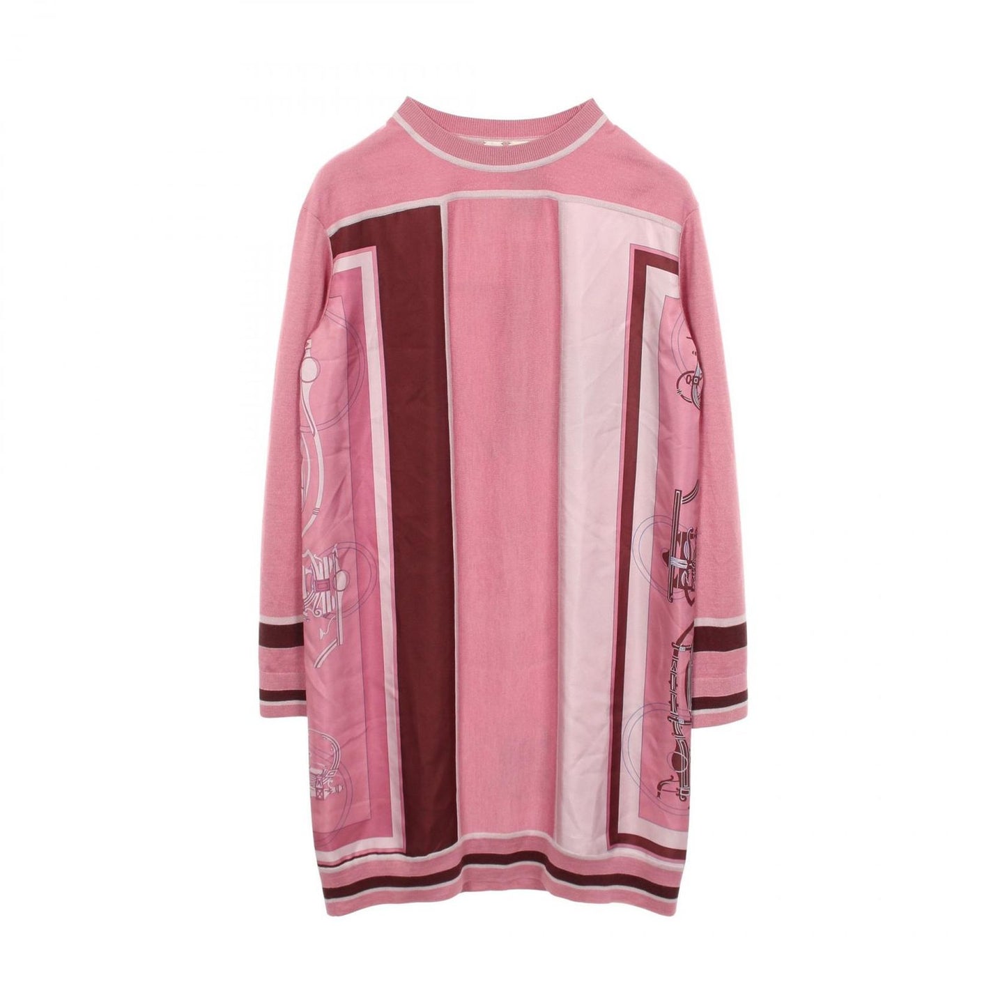 Hermes Dress Exlibris Twill Lane Silk