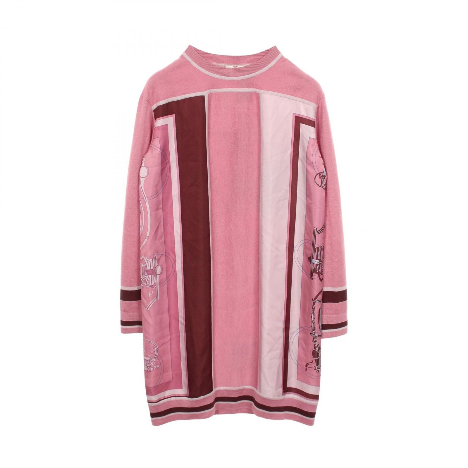 Hermes Dress Exlibris Twill Lane Silk