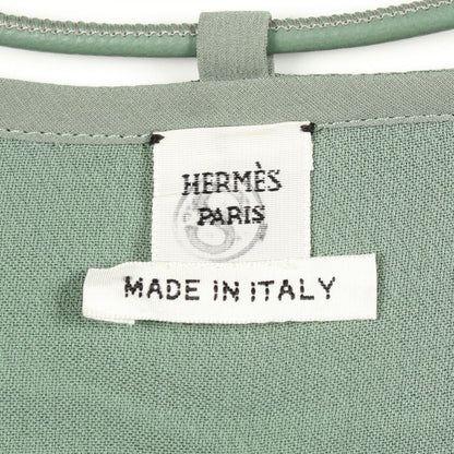 Hermes Blouse Ruffle Silk Cotton — view 3