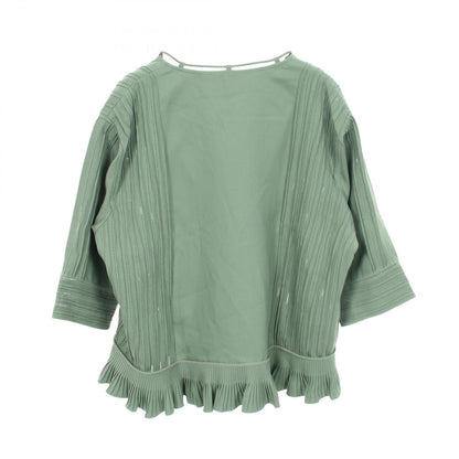 Hermes Blouse Ruffle Silk Cotton — view 2