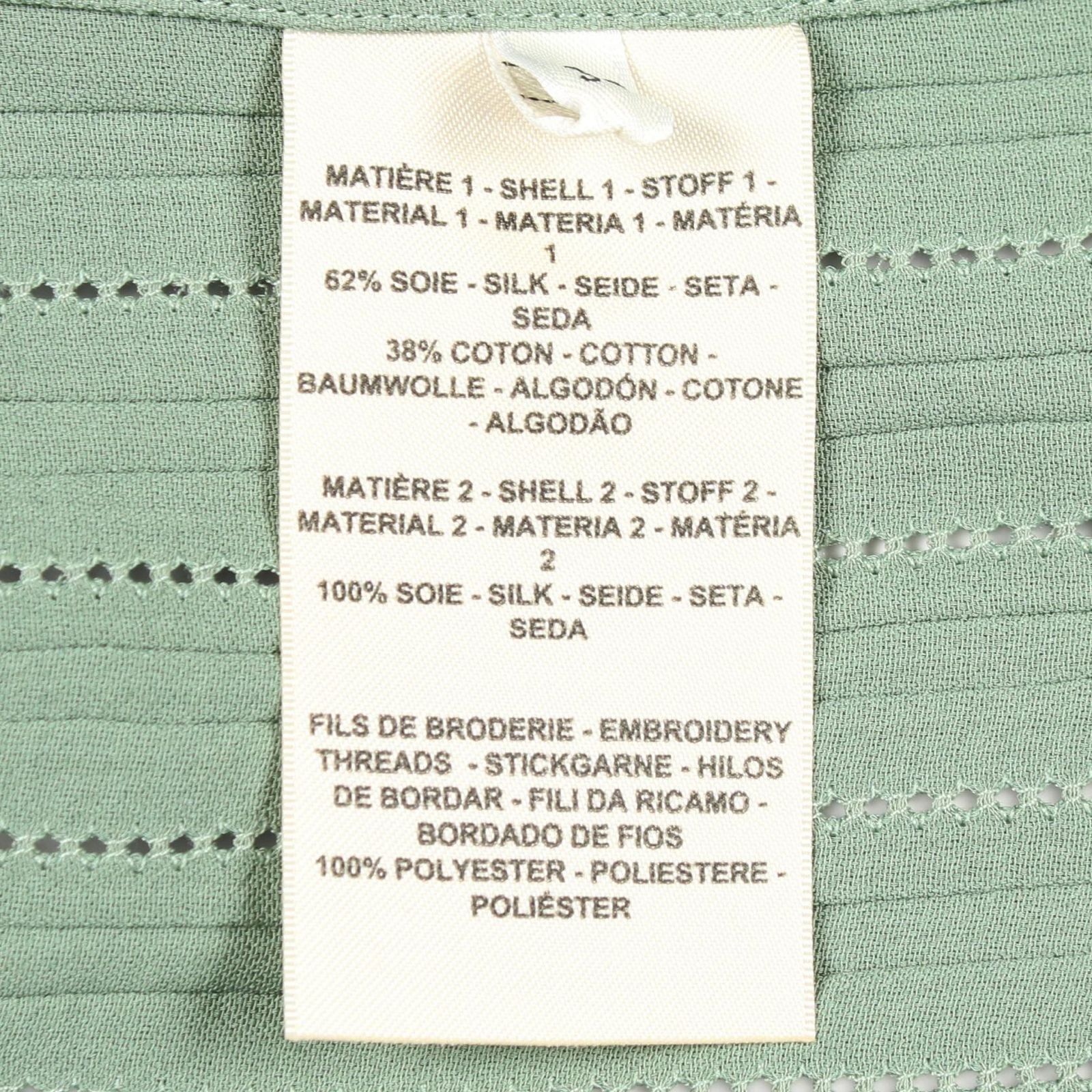 Hermes Blouse Ruffle Silk Cotton — view 4