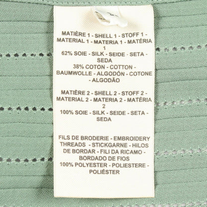 Hermes Blouse Ruffle Silk Cotton — view 4