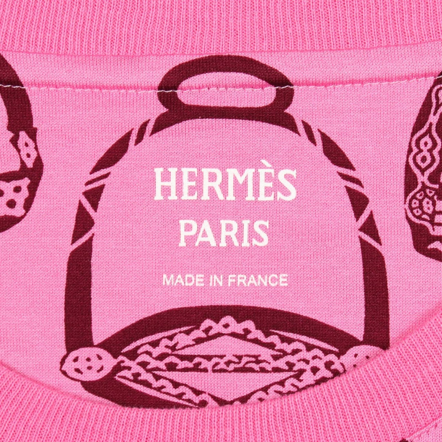 Hermes Short Sleeve T-Shirt Fantaisie D'etrier Cotton — view 3