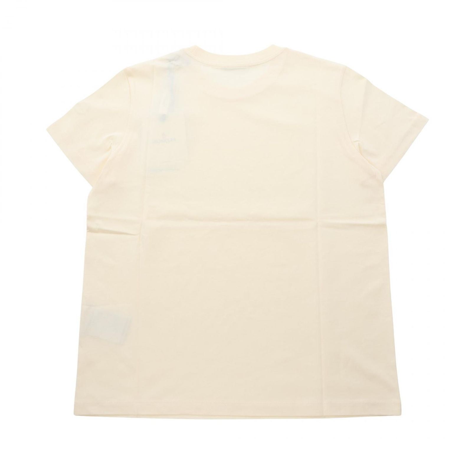 Moncler Short Sleeve T-Shirt White Cotton — view 2