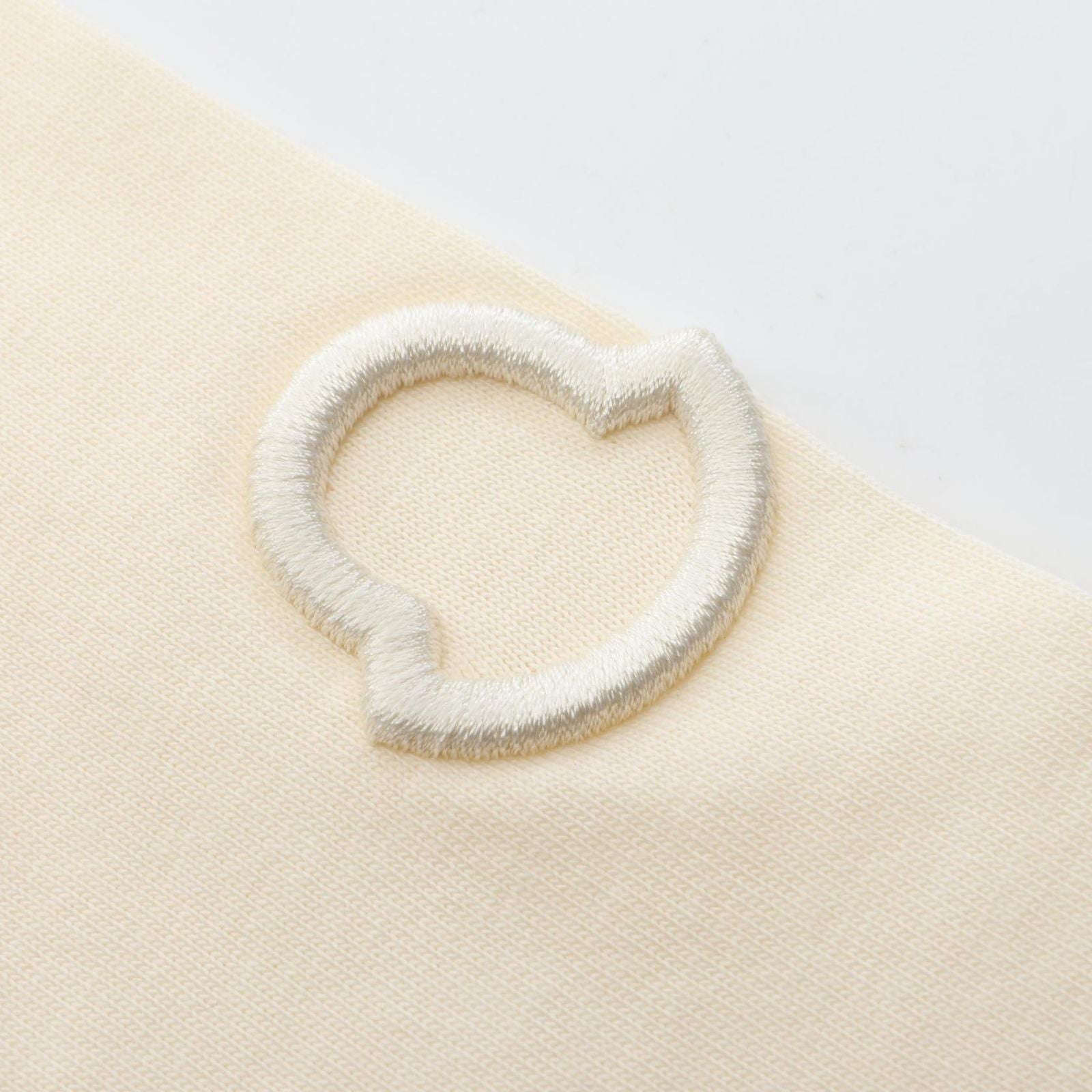 Moncler Short Sleeve T-Shirt White Cotton — view 6
