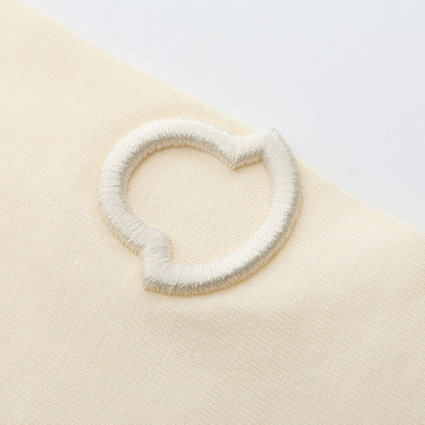 Moncler Short Sleeve T-Shirt White Cotton — view 6