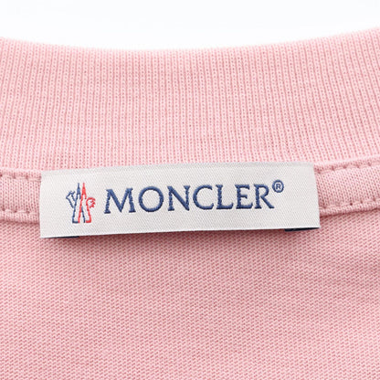 Moncler Short Sleeve T-Shirt Pink Cotton — view 3