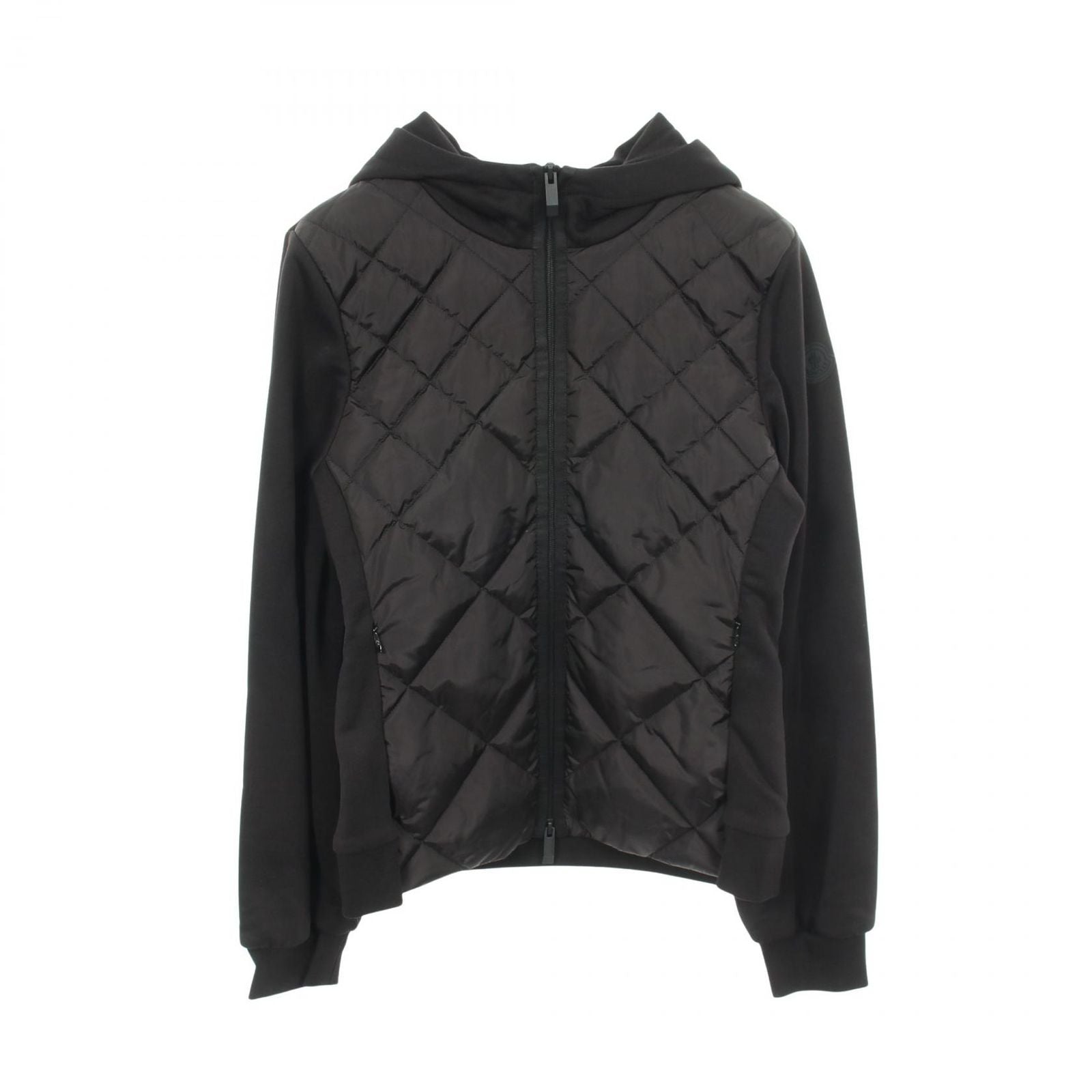 Moncler Hoodie Black Cotton Sweatshirt