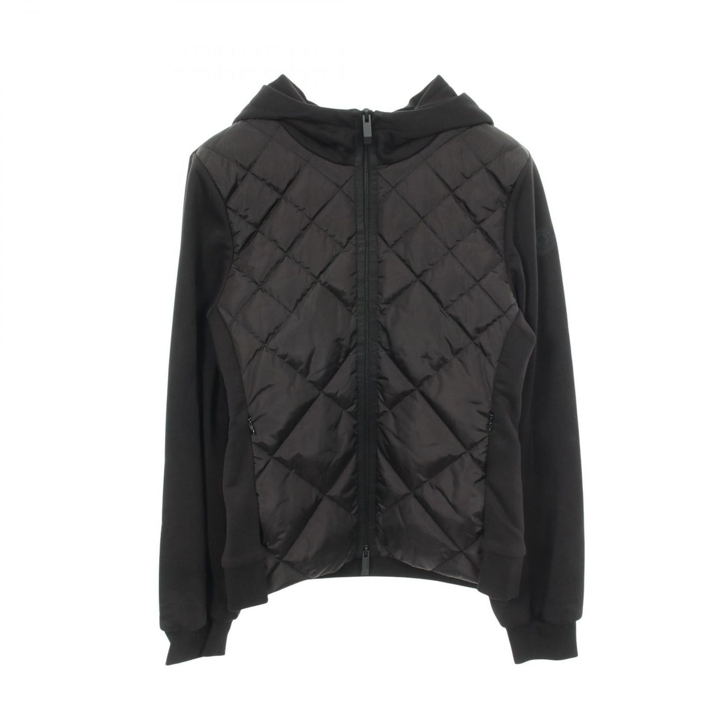 Moncler Hoodie Black Cotton Sweatshirt