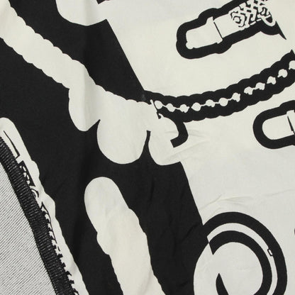 Hermes Knit Twill Lane le Tresor de Medor Scarf Contrast Silk — view 6