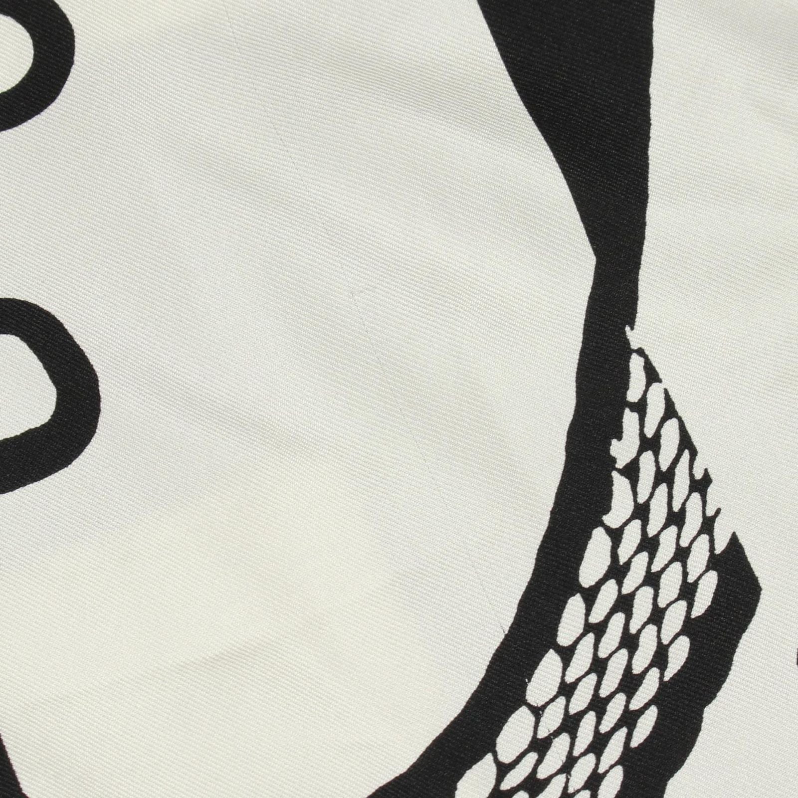 Hermes Knit Twill Lane le Tresor de Medor Scarf Contrast Silk — view 5