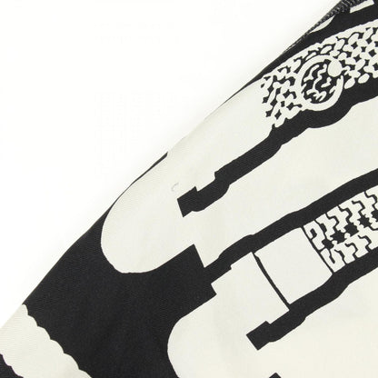 Hermes Knit Twill Lane le Tresor de Medor Scarf Contrast Silk — view 7