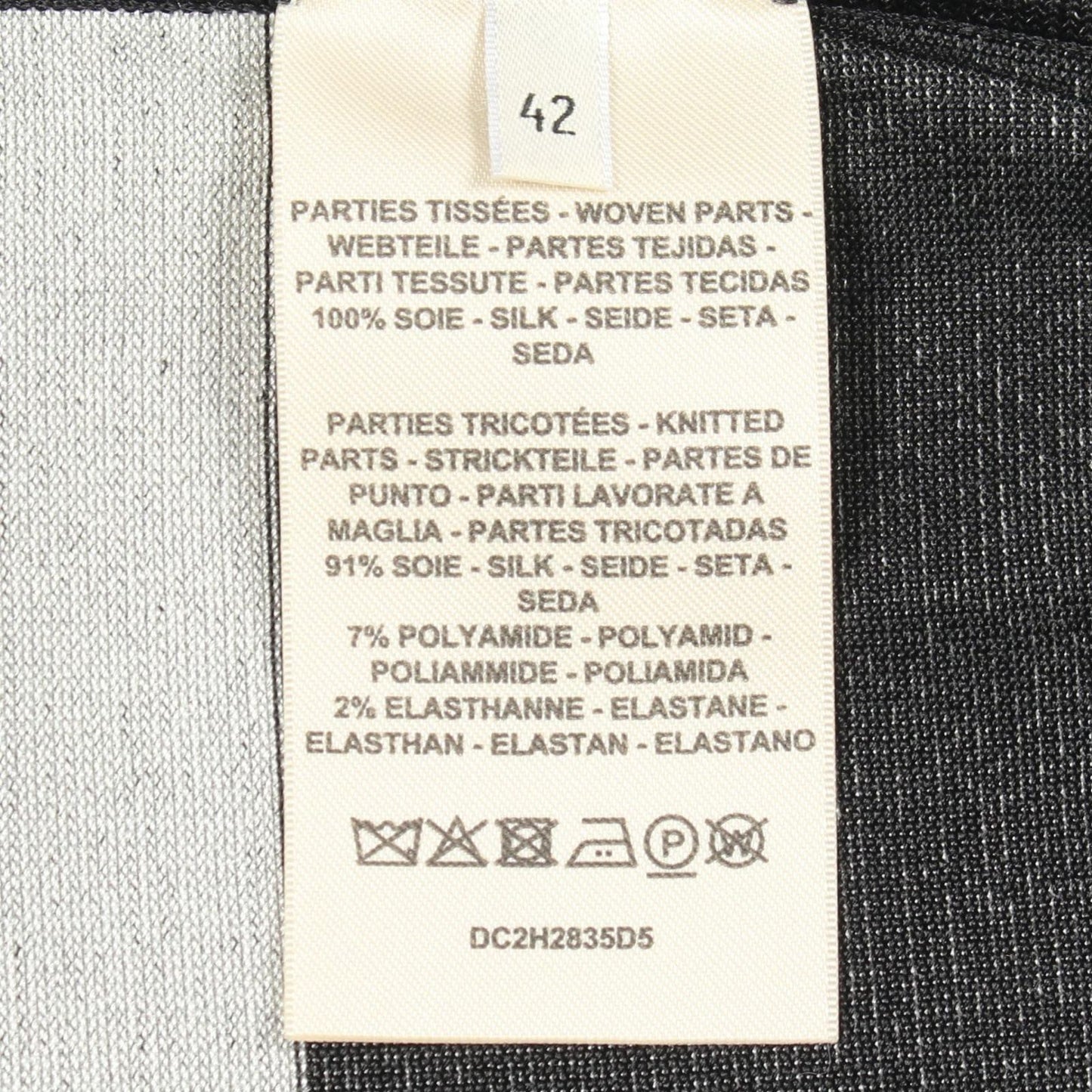 Hermes Knit Twill Lane le Tresor de Medor Scarf Contrast Silk — view 4
